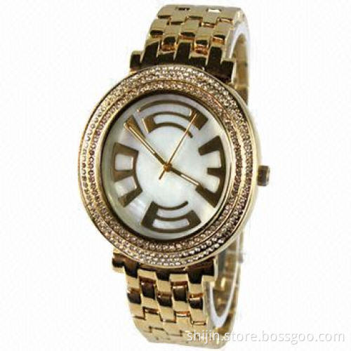 Metal Quartz Watch with Japan Movement, Made of Alloy or Stainless Steel, IPG, Customized